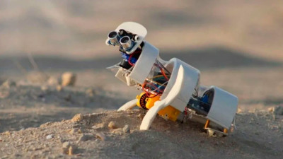Robot para sembrar semillas en el desierto Robot para sembrar semillas en el desierto
