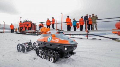 Vehículo robótico argentino en Antártida