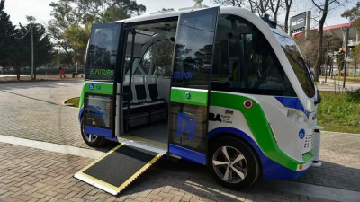 Prueban bus autónomo en el Parque de la Innovación Prueban bus autónomo en el Parque de la Innovación