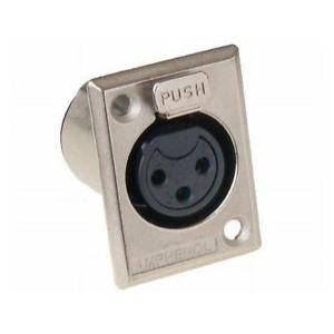 Canon Hembra 3 Vias P/Chasis