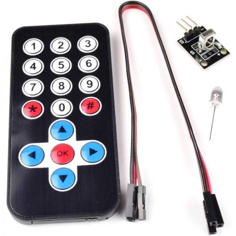 Kit Arduino Control Remoto Ir Transmisor Y Receptor